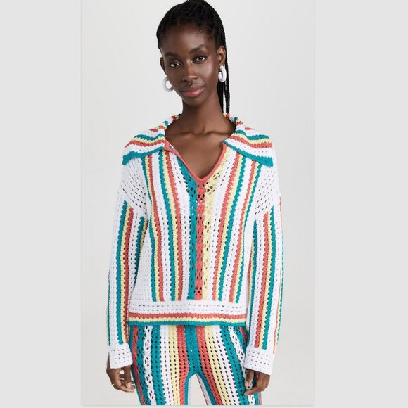 Solid & Striped Lola Crochet Pullover - Picture 3 of 7